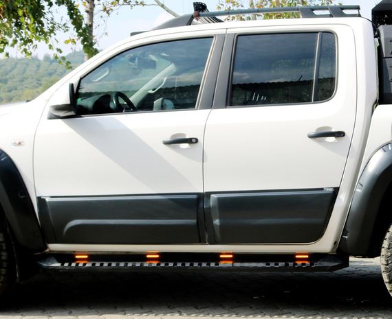 Молдинг двері EuroCap (6 шт, ABS) для Volkswagen Amarok 2010-2022 рр | Зображення 2