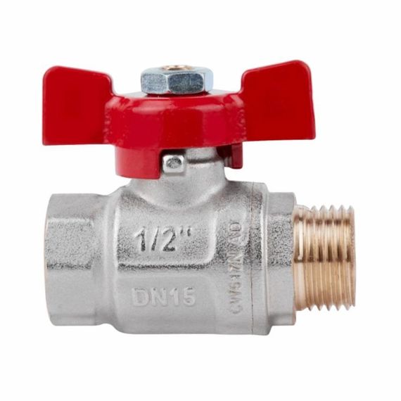 Кран шаровой Icma 1/2" прямой №351 | Зображення 2