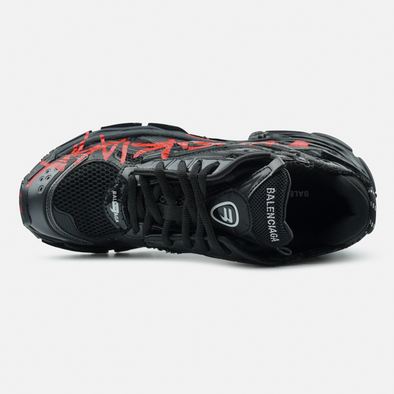 Кросівки Ba1lenc1iagaRunner Graffiti Black Red 12003 45 29-29.5 см | Зображення 6