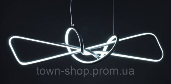 Люстра потолочная LED H35L-1000-bk-k Черный 25-150х15х100 см. | Зображення 6
