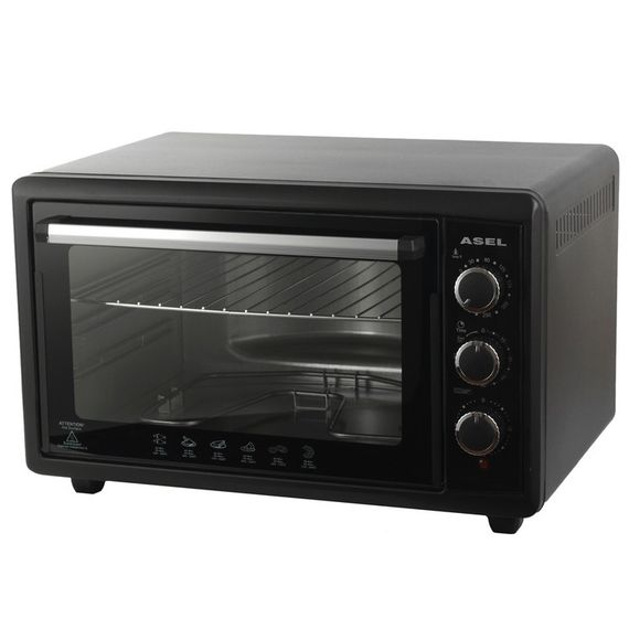 Многофункциональная духовка для завтраков ASEL AF-50-23 1500 Вт 50 Л, Маленькая духовая SZ-940 печь настольная