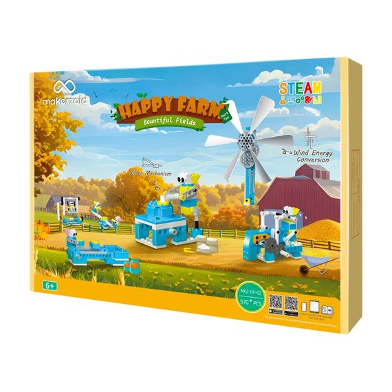Конструктор Makerzoid Happy Farm Bountiful Fields (MKZ-HF-02) | Зображення 1