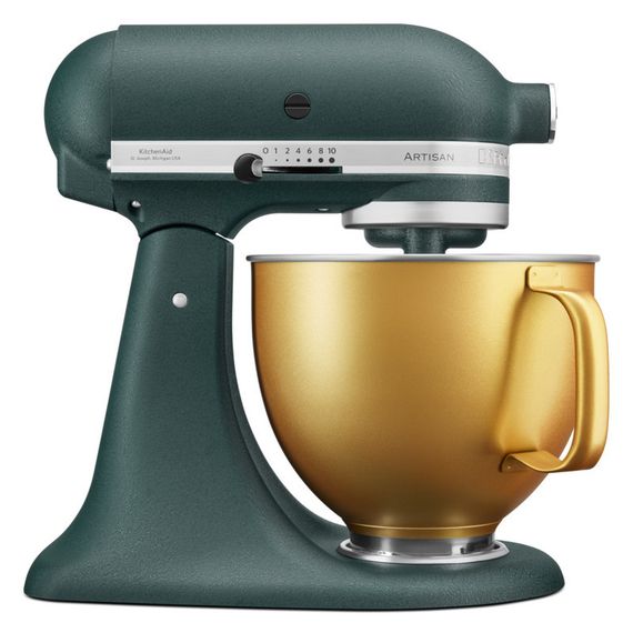 Миксер планетарный KitchenAid 5KSM156VGEPP 4,8 Л ARTISAN LIMITED, пальмовый с золотой чашей | Зображення 4