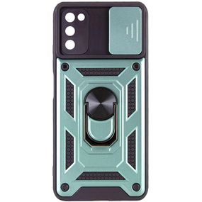 Чохол Ummi Camshield Serge Ring для Samsung Galaxy A03s Зелений