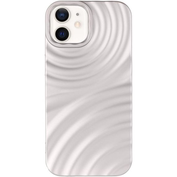 Чохол TPU MonoWave для Apple iPhone 12 Pro / 12 (6.1") Black Light Gray | Зображення 1