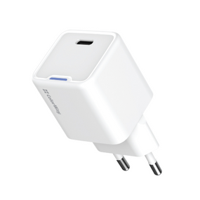 Зарядний пристрій мережевий Type-C PD 30W білий GaN Mini ColorWay