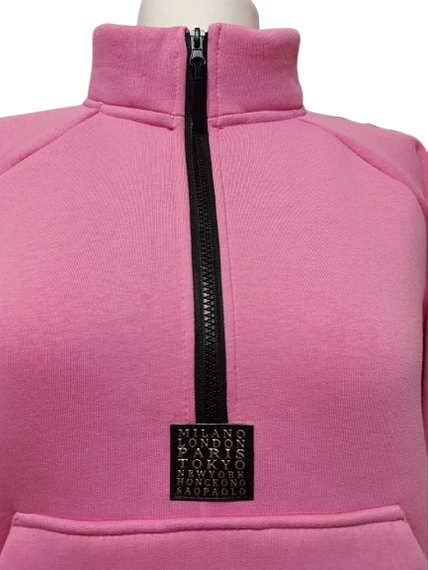 Жіночий спортивний костюм Fashion толстовка і штани рожевий теплий зимовий трьохнитка з начосом 62 | Зображення 5