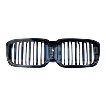 Решетка радиатора BMW X3 G01 / X4 G02 LCI 21- (глянц. чёрн. с отв. камеры), AutoTechteile, 708 5176, 708 5175