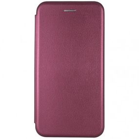 Шкіряний чохол-книжка Classy для Xiaomi Redmi 8a Бордовий