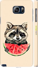 Чохол на Samsung Galaxy Note 5 N920C Єнотик з кавуном "4605c-127-2448"
