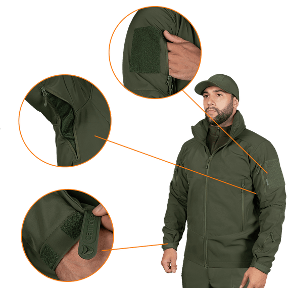 Куртка Phantom SoftShell Олива (7294), XL | Зображення 4
