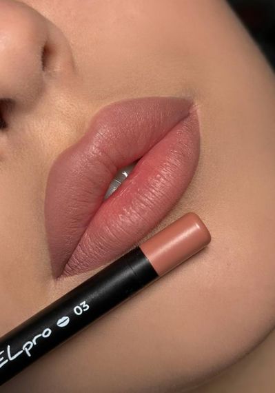 Водостійкий олівець для губ механічний ANHELpro Matte 03