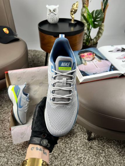 Кроссовки Air Zoom Pegasus Light Grey Navy весна / лето / осень A3607 44 28 см | Зображення 5