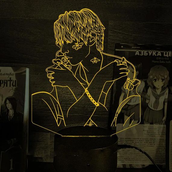 Акриловий світильник-нічник The Rose Усон Кім жовтий tty-n002245