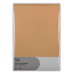 Скатертина Ardesto Waterproof 120х140см, 100% поліестер, бежевий (ART07WB)