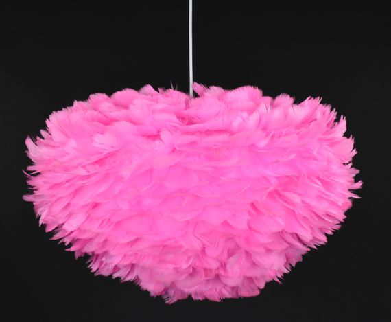 Люстра підвісна з пір'ям на 3 лампочки 27296 Білий 40-120х60х60 см. | Зображення 2