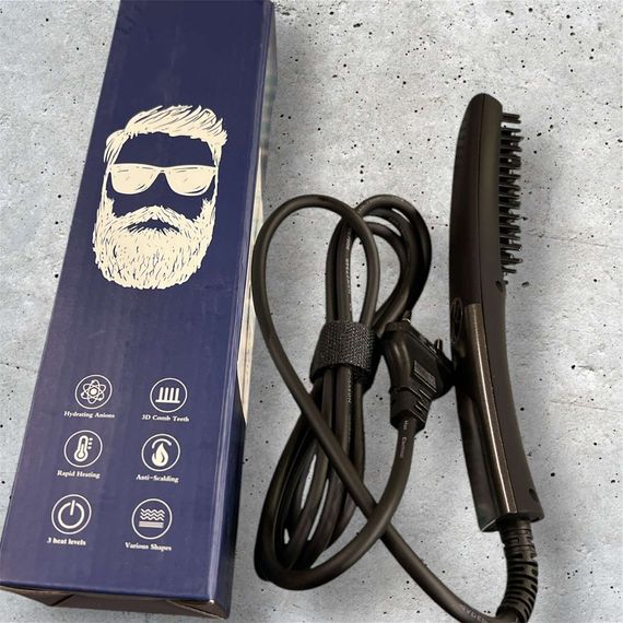 Профессиональный выпрямитель для бороды и волос Lidasen 2 in 1 hair & beard straightener