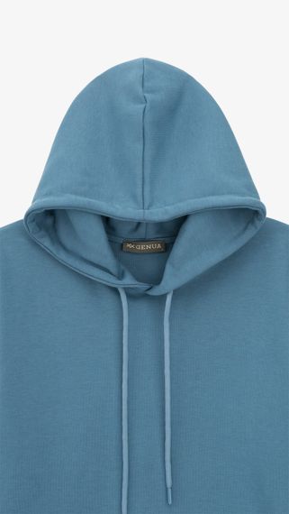 Худі однотонний чоловічий GENUA G01223-0005 2XL Синій shop (2000999533860) | Зображення 1