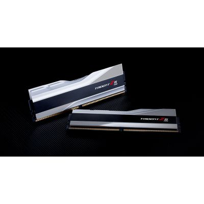 Модуль памяти для компьютера DDR5 32GB (2x16GB) 6000 MHz Trident Z5 RGB Silver G.Skill (F5-6000J3636F16GX2-TZ5RS) | Зображення 5