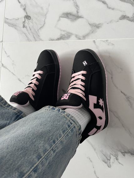 Кросівки DC Court Graffik Black Pink , В'єтнам , Снікерcи DC Court Graffik Black Pink | Зображення 4