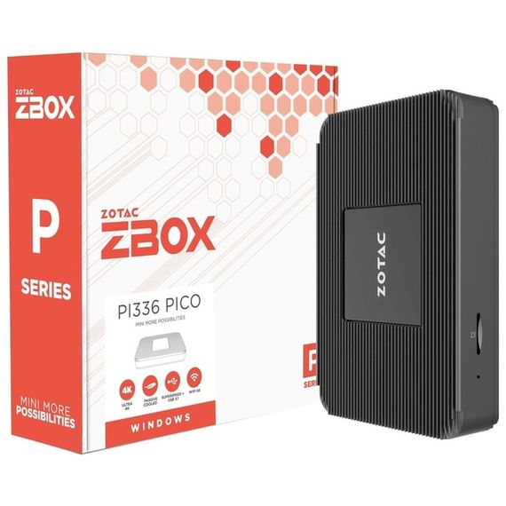Комп&#039;ютер Zotac PI336 pico / Celeron N6211, 4GB LPDDR4x onboard, 128GB eMMC, WIFI, BT, DP/HDMI, W11Pro (ZBOX-PI336-W5C) | Зображення 6