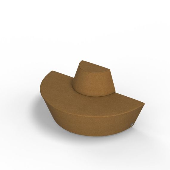 Трехместный диван SOMBRERO Ткань Бронзовый | Зображення 1