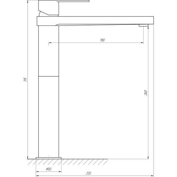 Змішувач для раковини TOPAZ SARDINIA TS 08223-H20 | Зображення 1