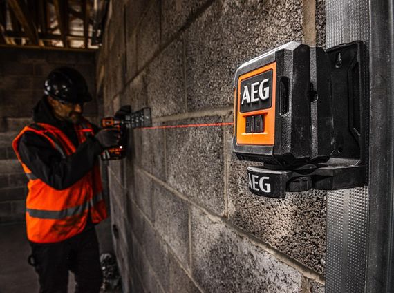 Нівелір лазерний AEG CLR215-B (15 м, 2 промені, червоний, 2xAA) | Зображення 7