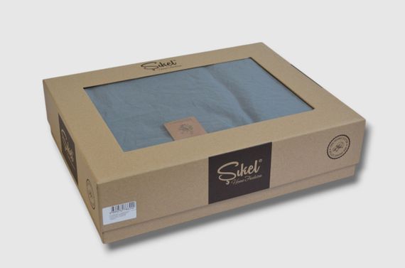 Постільна білизна Sikel Stonewashed Soho 200 х 220 см Mavi | Зображення 3