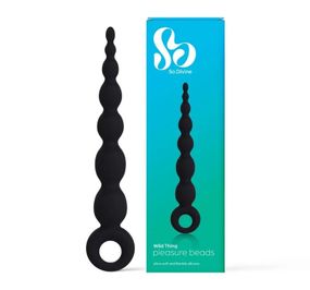 Анальні буси Wild Thing, чорні, So Divine (Велика Британія) sexstyle