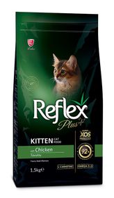 Корм Reflex Plus Kitten Chicken сухий з куркою для кошенят 1.5 кг