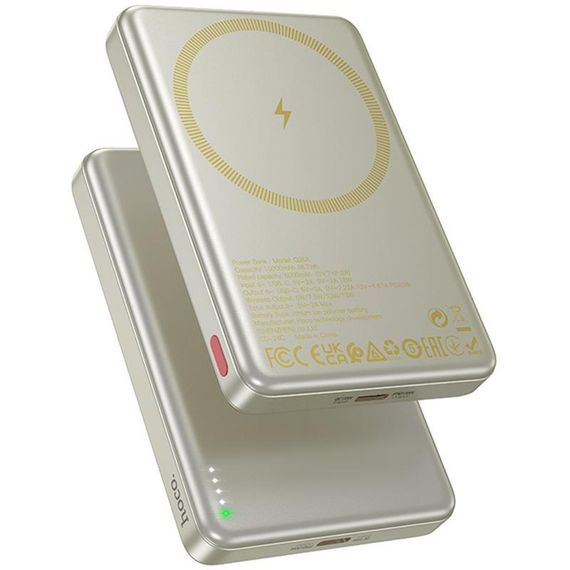 Портативний ЗП Power Bank Hoco Q26A Joy PD20W з БЗП 10000 mAh Titanium gold