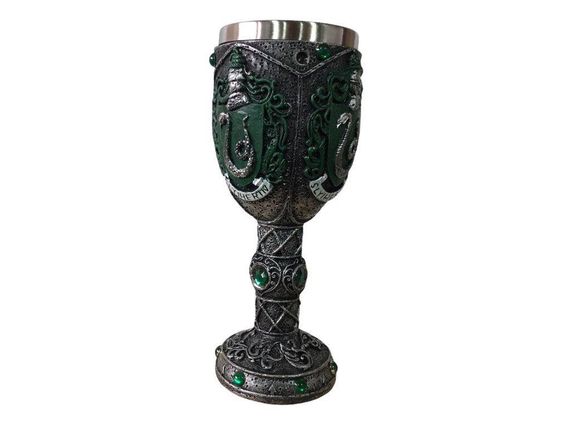 Бокал Кубок Гарри Поттер Harry Potter Slytherin Слизерин Факультет Школы Чародейства и Волшебства Хогвартс | Зображення 5