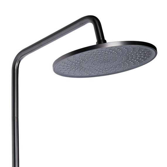 Душевая система универсальная Qtap Vlasta New на три потребителя (с изливом) QTVLA111GMB45651 Gunmetal Black PVD | Зображення 5