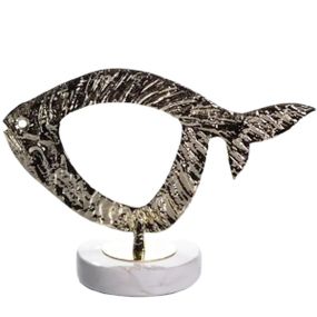 Декоративная фигурка Modern Fish 25х10х18 см металлическая HP-7-21