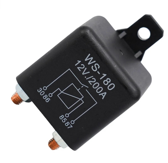 Автомобільне акумуляторне релейне реле 12 В, 4 контакти, ізолююче реле понад 200 А | Зображення 1