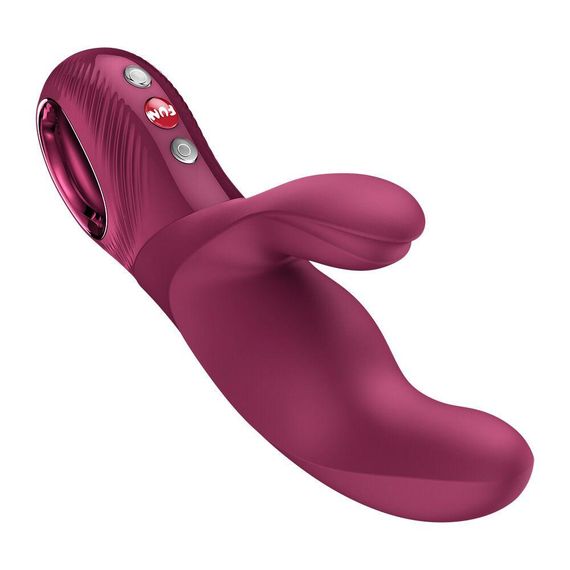 Вибратор-кролик Fun Factory MISS BI Wine Red, 2 независимых мотора, диаметр 4,2 см Sex Aura | Зображення 4