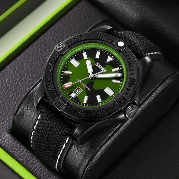 Чоловічий годинник Skmei 9339CMGN Camo Green | Зображення 3