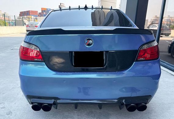 Спойлер M4-Style (Черный Глянец) для BMW 5 серия E-60/61 2003-2010 гг | Зображення 2