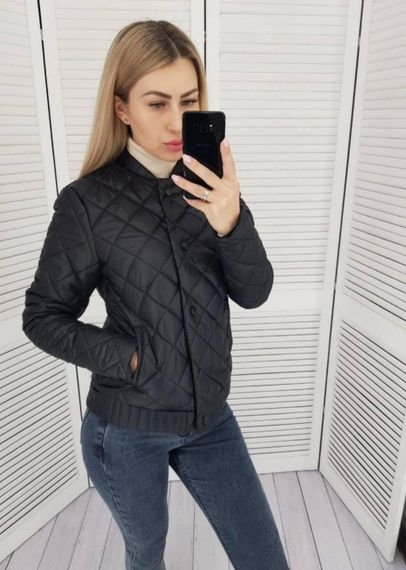 Куртка з ефектом стьобання, арт.310, чорний | Зображення 3