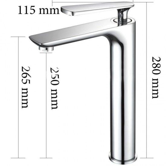 Змішувач для умивальника Frap F1052-56 | Зображення 1