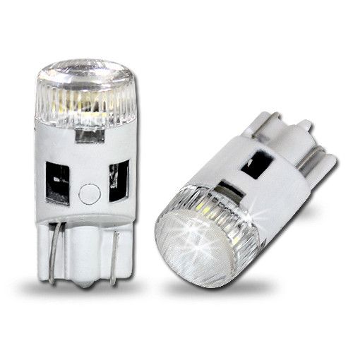 Світлодіодна Автолампа біла (White) T10 4 3014SMD  (70Lm) crystal cover (Precision)