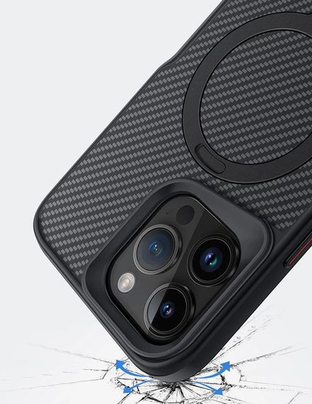Чохол Armor Bracket з MagSafe для iPhone 16 Pro Max колір Чорний | Зображення 4