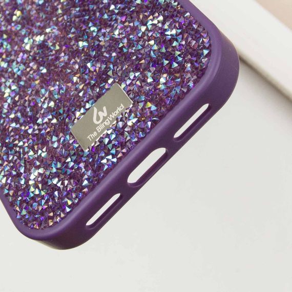 TPU чохол Bling World Rock Diamond для Apple iPhone 14 Pro Max (6.7") Червоний | Зображення 5