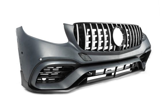 Передній бампер 2015-2019 (GLC63 AMG) для Mercedes GLC coupe C253 рр | Зображення 1