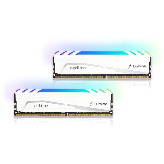 Модуль пам'яті для комп'ютера DDR5 64GB (2x32GB) 6400 MHz Redline RGB White Mushkin (MLB5C640BGGP32GX2) | Зображення 2