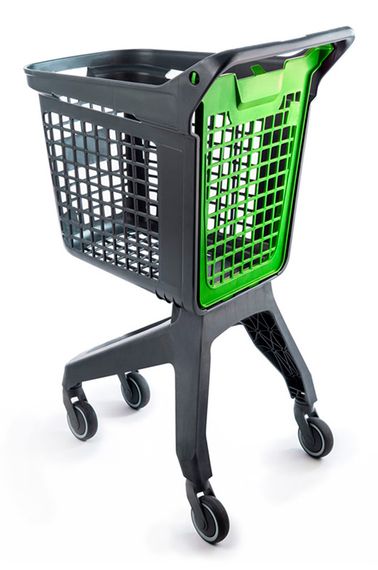 Покупательская тележка Shopping Basket UP.80 зеленая, 80л, Испания, Зелёный