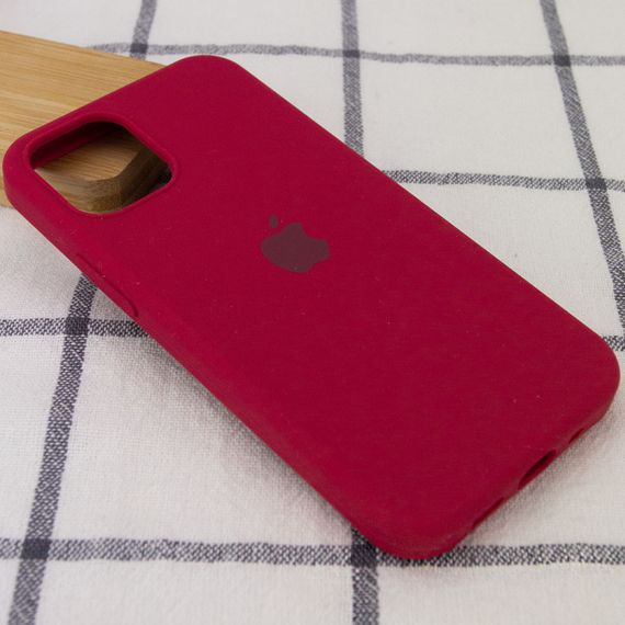 Чехол Silicone Case Full Protective (AA) для Apple iPhone 13 Pro Max (6.7") Красный / Rose Red | Зображення 1