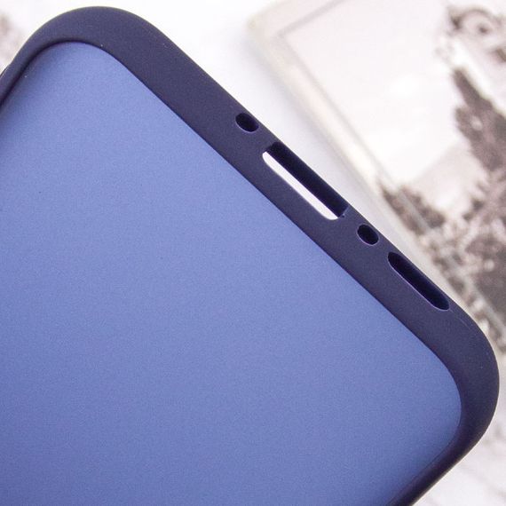 Чохол TPU+PC Lyon Frosted для Samsung Galaxy S24 Ultra Navy Blue | Зображення 5