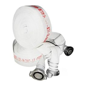 Шланг напорный с гайками Forte 29851 20 м 50 мм белый